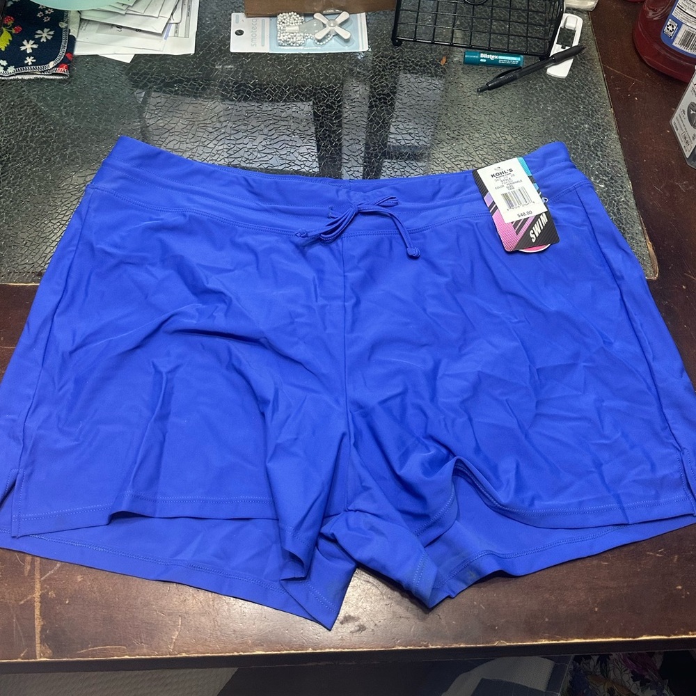 Swimsuit short bottoms sz 18w NWT Kohls